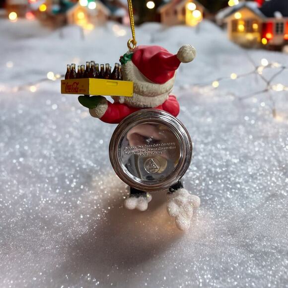 NIB Retired Dashing Through The Snow Coca Cola Christmas Ornament Sled 1995 Vtg. - Picture 6 of 7